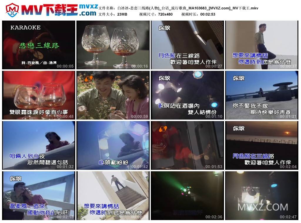 白冰冰-悲恋三线路(人物)_台语_流行歌曲_MA103683